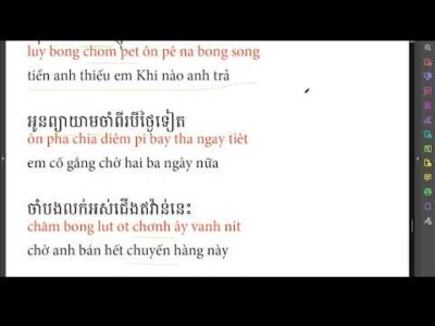 Giao Tiếp Tiếng Khmer Về Chủ Đề Buôn Bán Kinh Doanh